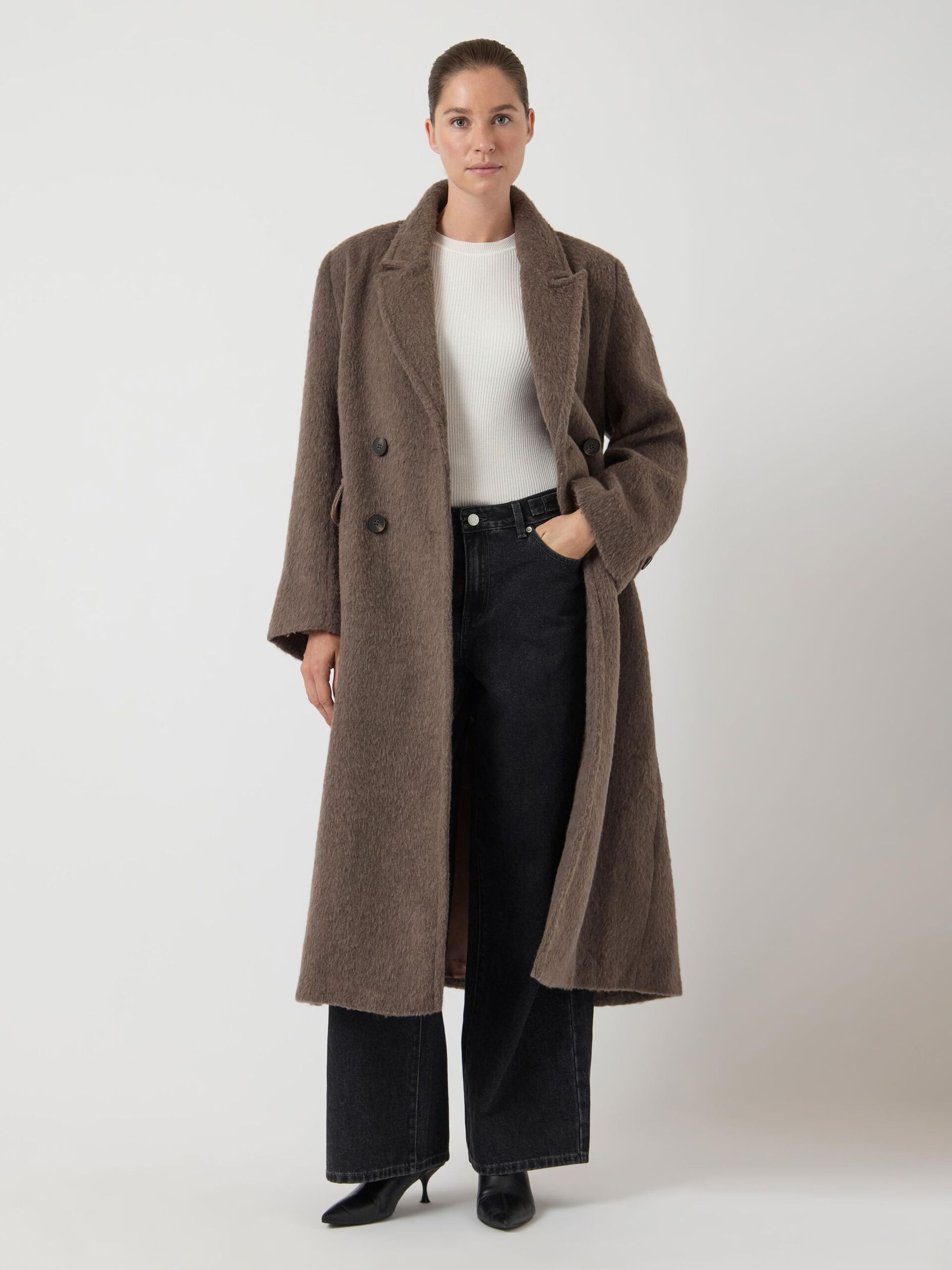 Carousel image - YASFURI LONG COAT, Sepia Tint | 5