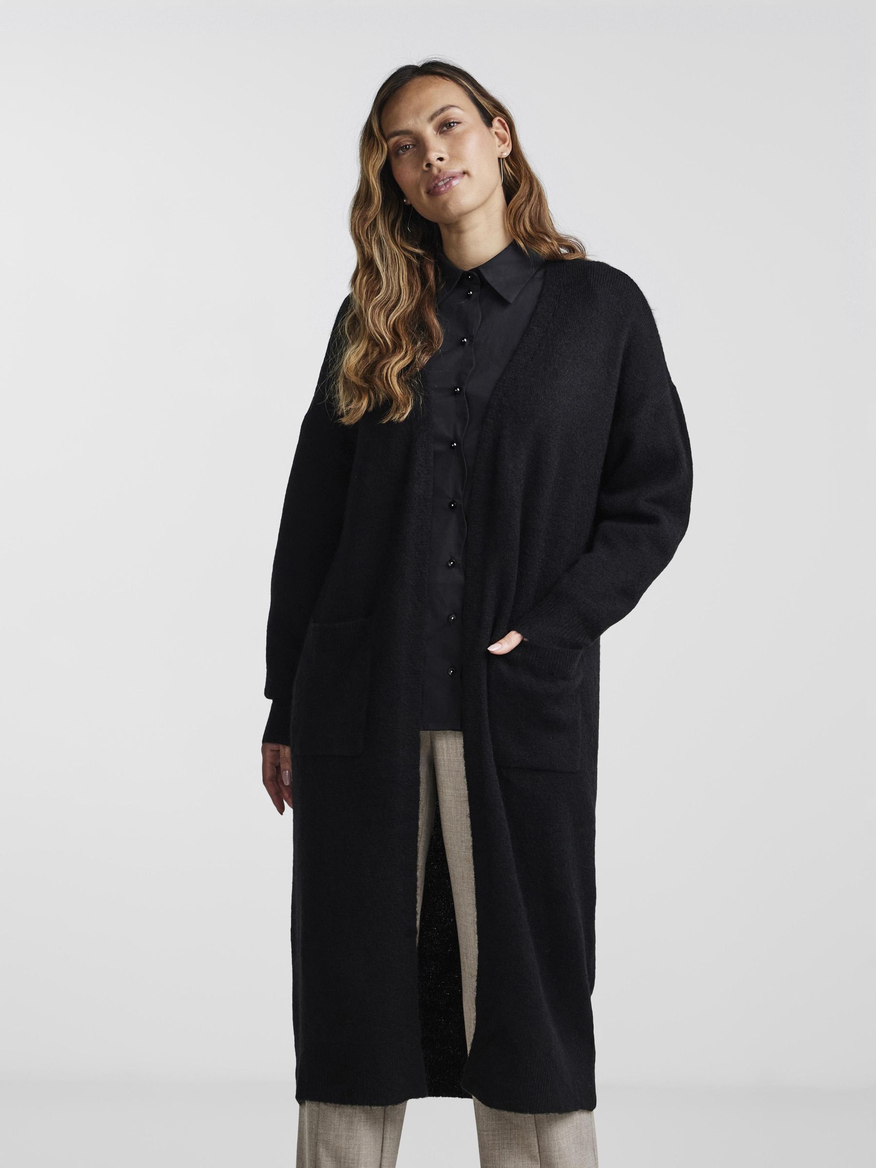 Long knitted deals cardigan uk