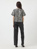Product image thumbnail - YASZEMA TOP MET KORTE MOUWEN, Black | 2