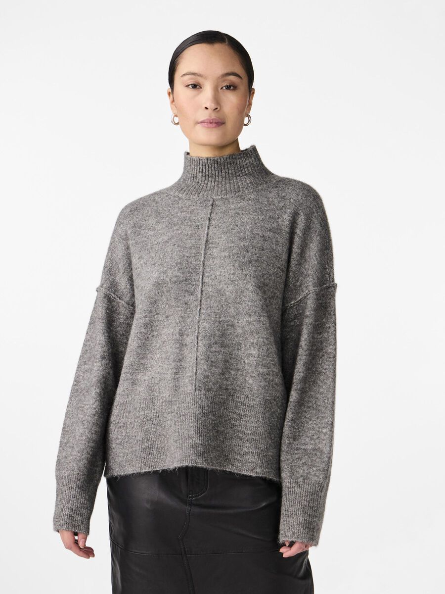 YAS YASLIRO JUMPER, Medium Grey Melange, highres - 26030703_MediumGreyMelange_003.jpg