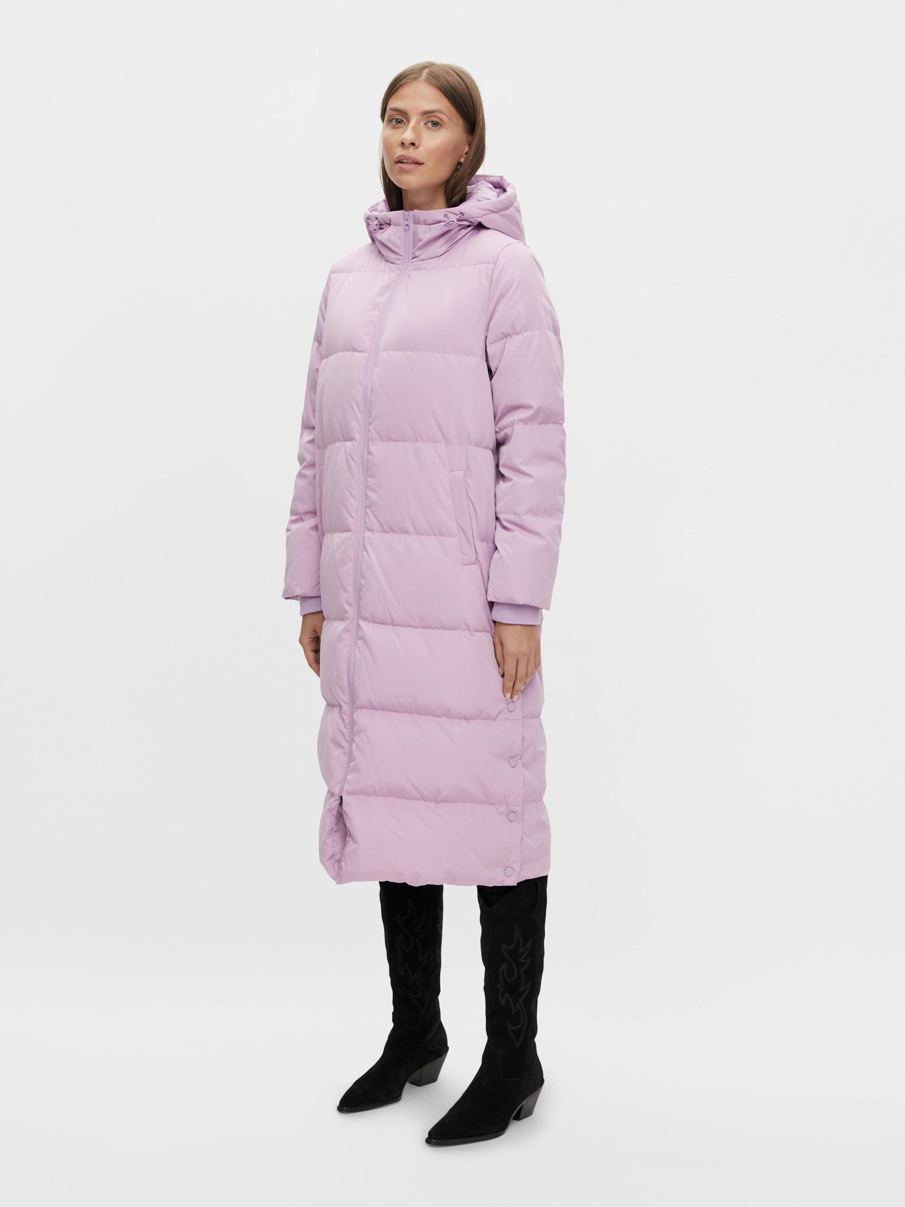 lilac parka