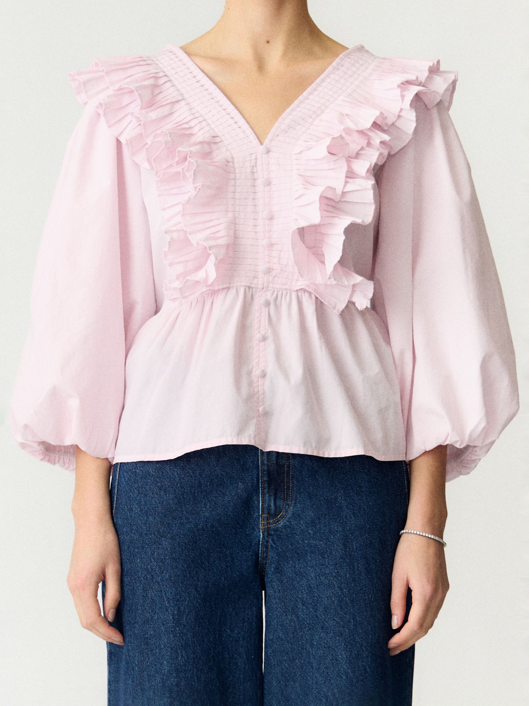 YASRUNA 3/4 SLEEVED TOP | Pink | YAS® Germany