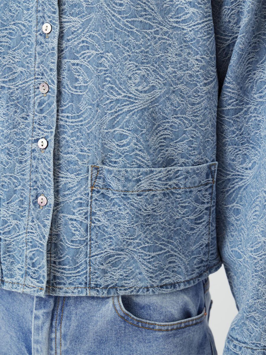 Carousel image - YASDEE DENIM SHIRT, Light Blue Denim | 3