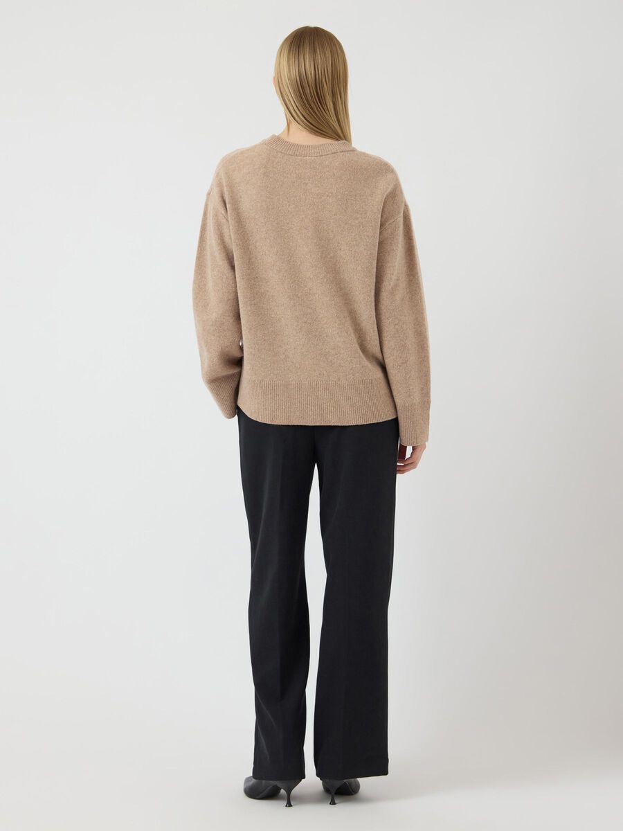 Carousel image - YASNOLA KNITTED PULLOVER, Oat Milk | 2