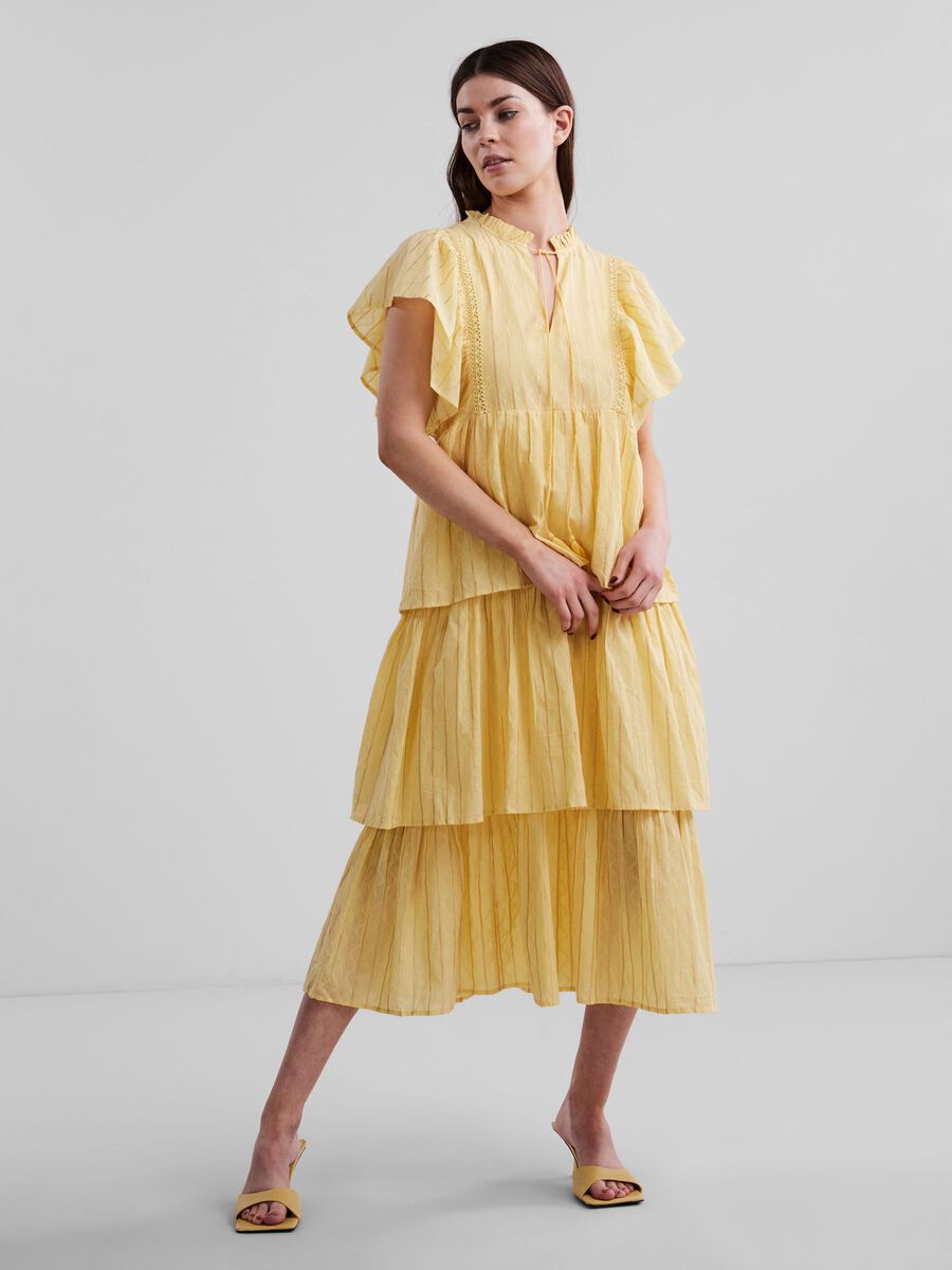Y.A.S YASPALA MIDI DRESS, Pale Banana, highres - 26027037_PaleBanana_003.jpg