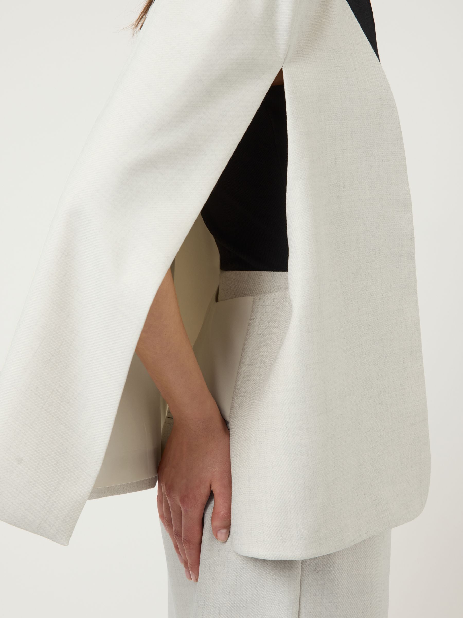 YASALIKKA CAPE BLAZER | White | YAS® Austria