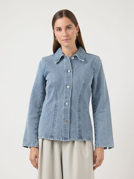 YAS YASLECCO  DENIM SHIRT, Light Blue Denim, highres - 26039426_LightBlueDenim_003.jpg