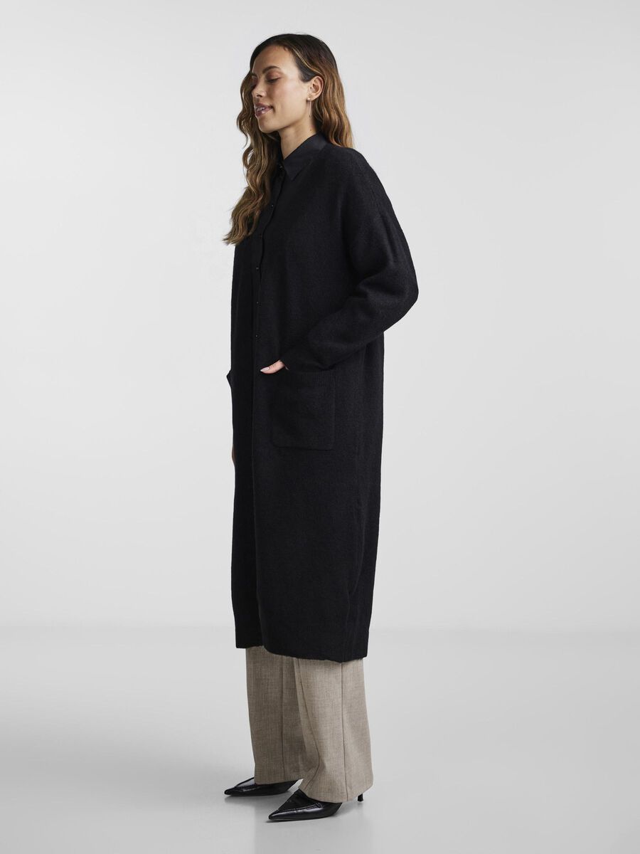 Carousel image - YASBALIS KNITTED CARDIGAN, Black | 4