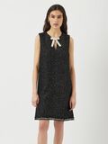 Product image thumbnail - YASUNIDA - TWEED MINI-ROBE, Black | 1