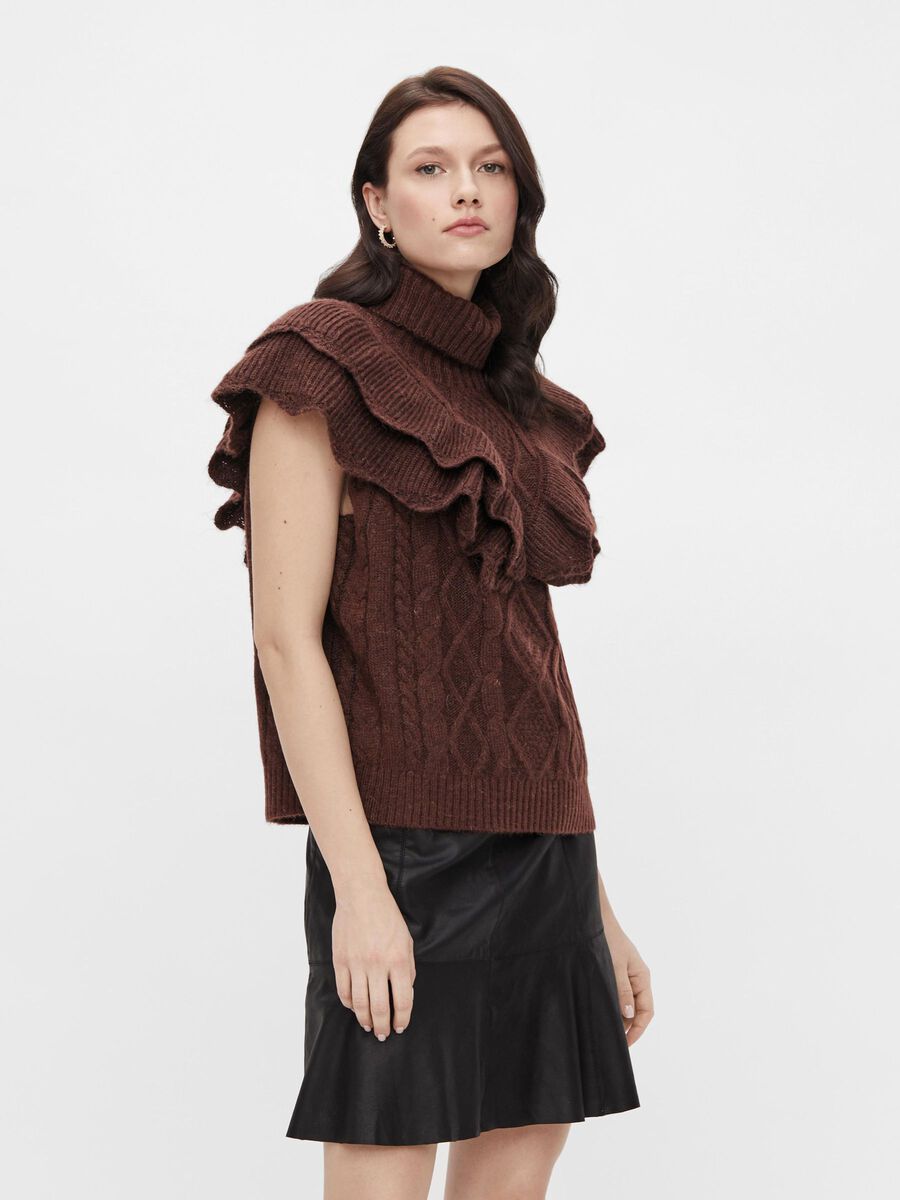 Y.A.S YASCHOKO KNITTED PULLOVER, Rum Raisin, highres - 26025106_RumRaisin_003.jpg