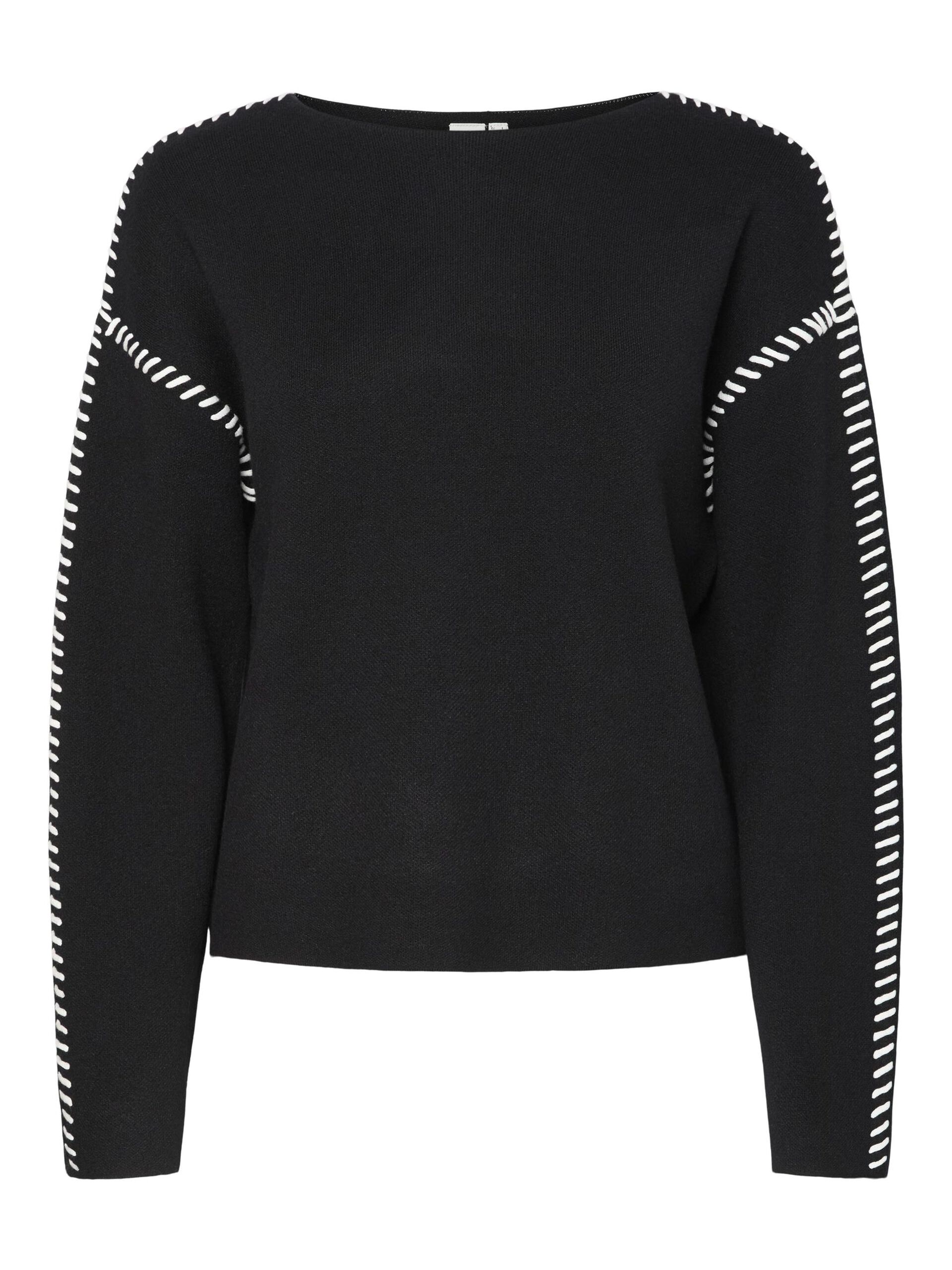 Carousel image - YASSTITCHA KNITTED PULLOVER, Black | 5