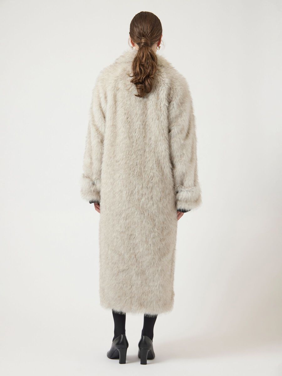 Product carousel image - YASPAULA - LONG - MATÉRIAU D'IMITATION MANTEAU, Birch | 2