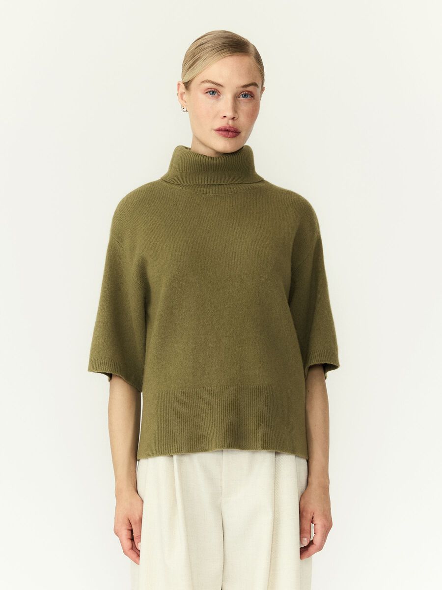 Product tile image YASEMILA KNITTED TOP, Fir Green 26036037_FirGreen_1329526