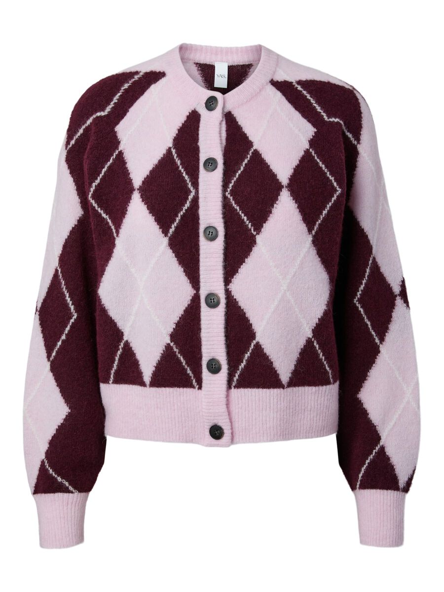 Product tile image YASJOHI WOOL BLEND KNITTED CARDIGAN, Pale Lilac 26040004_PaleLilac_1331667