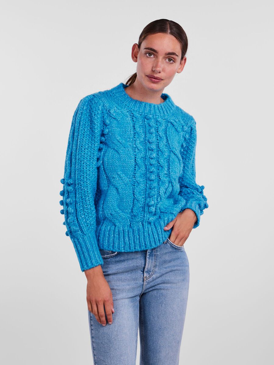 YAS SWETER Z DZIANINY, Dresden Blue, highres - 26028122_DresdenBlue_003.jpg