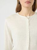 Product image thumbnail - YASLINNEA  KNITTED CARDIGAN, Pristine | 3