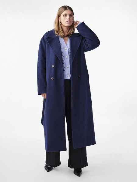 Y.A.S YASBLAISE MANTEAU EN LAINE MÉLANGÉE, Dress Blues, highres - 26032866_DressBlues_005.jpg