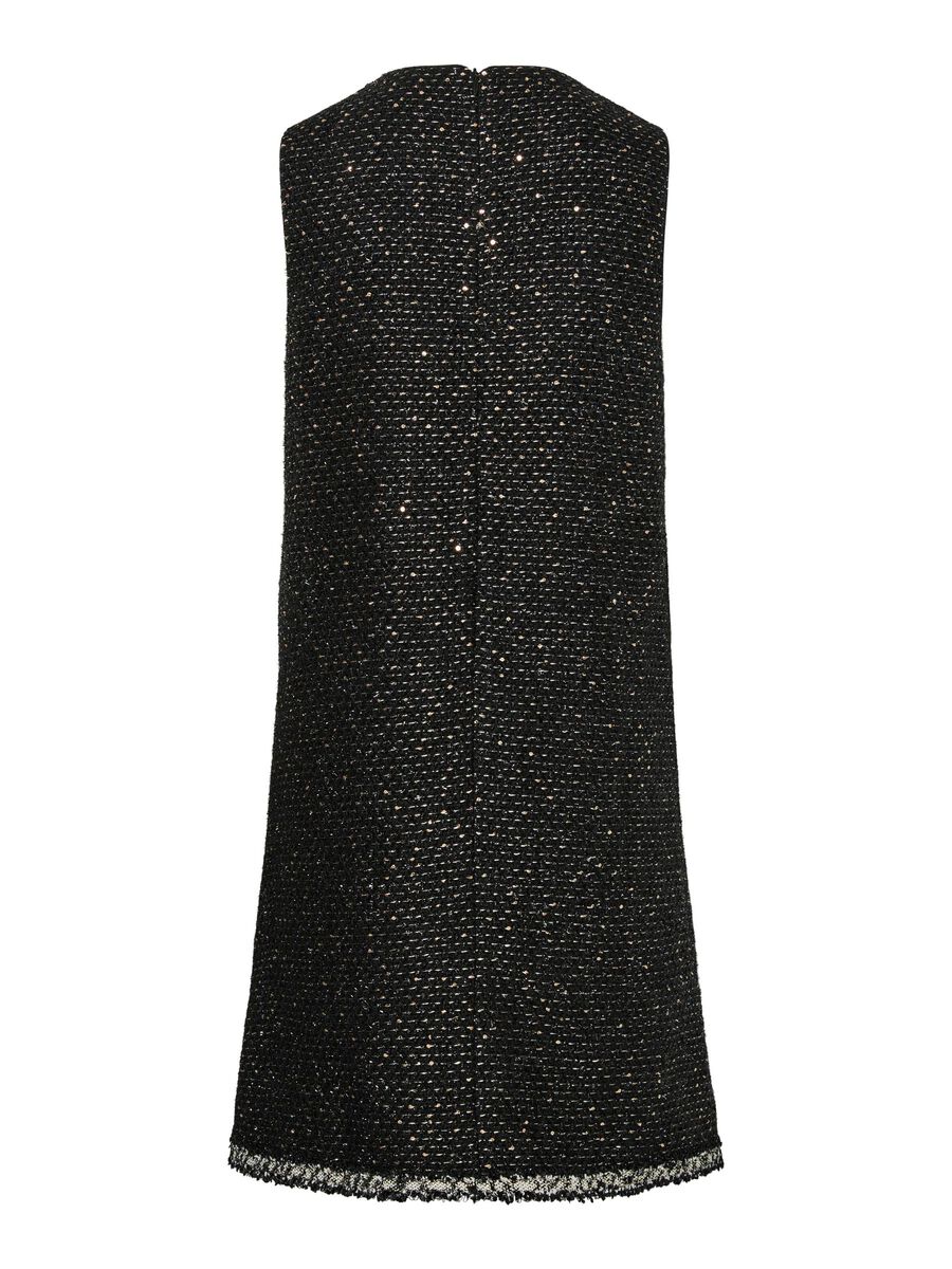 Carousel image - YASUNIDA - TWEED MINI-ROBE, Black | 7