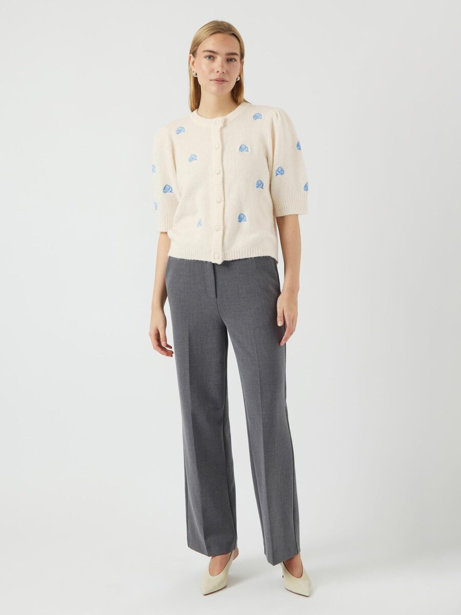 Carousel image - YASANNE GEBREID VEST, Birch | 4
