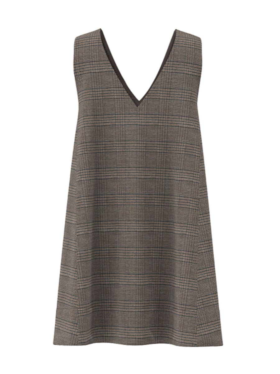 Carousel image 2 YASDAKOTA SL WIDE  SPENCER DRESS, Taupe Gray