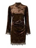 Product image thumbnail 5 YASVELLIA LS SHORT LACE  DRESS, Coffee Bean