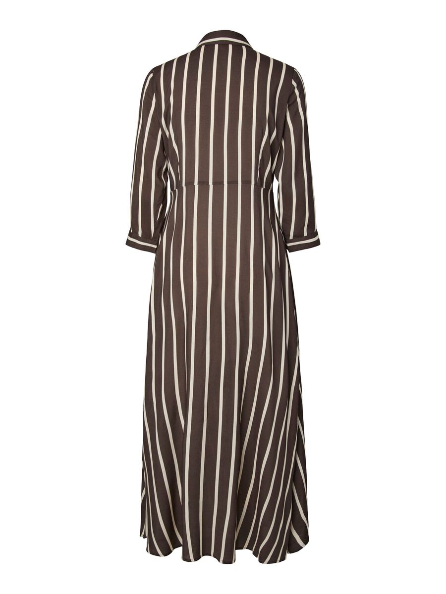 Carousel image - YASSAVANNA DRESS, Chocolate Brown | 6