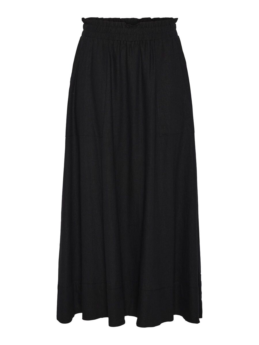 Product carousel image - YASFLAXY MIDI SKIRT, Black | 2