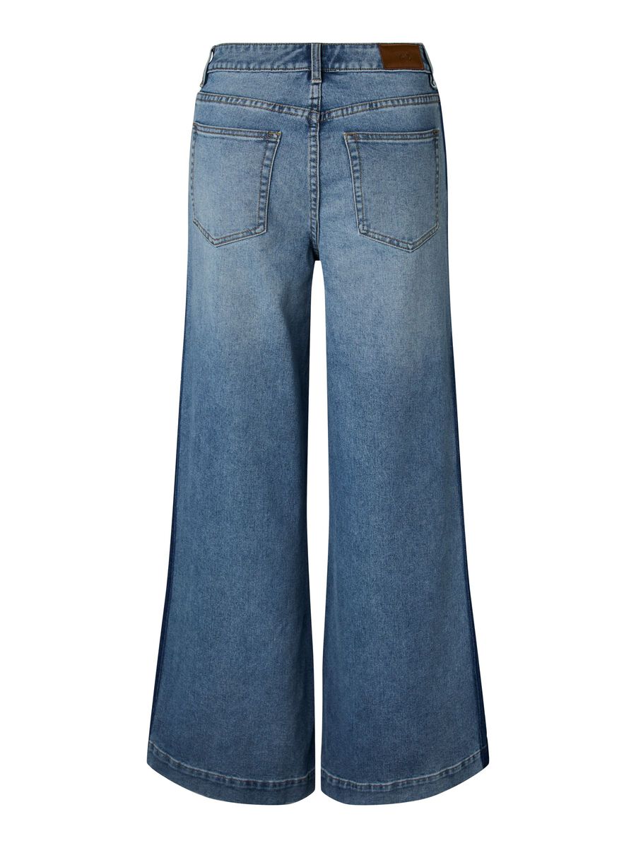 Carousel image - YASPAMELA HW WIDE FIT JEANS, Medium Blue Denim | 6