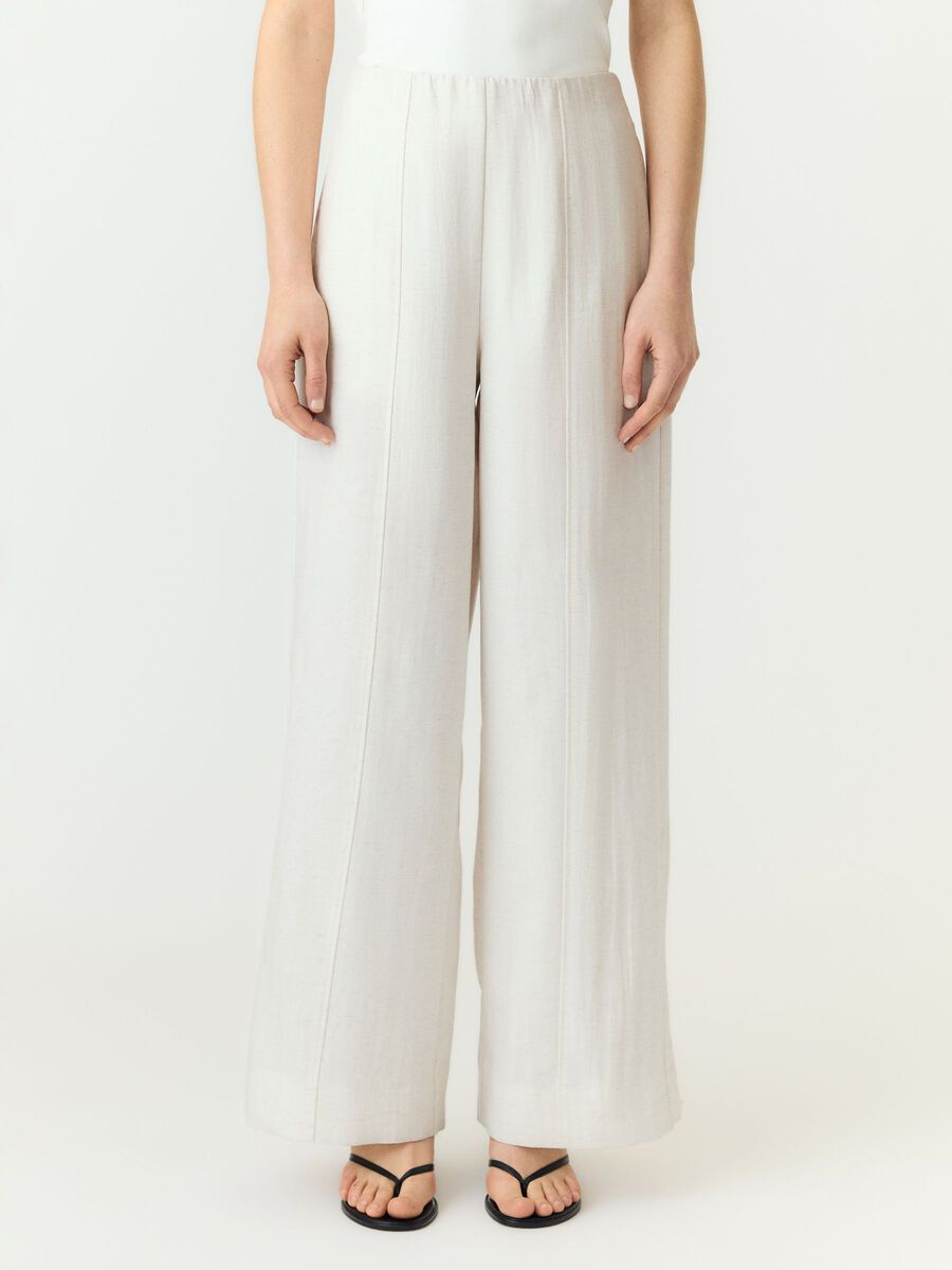 Product tile image - YASTAMA HW  TROUSERS, Pristine | 26040943_Pristine_1282322