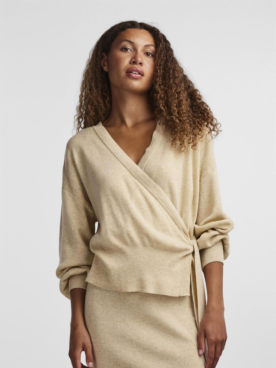 Y.A.S YASASSI KNITTED CARDIGAN, Birch, highres - 26031443_Birch_003.jpg