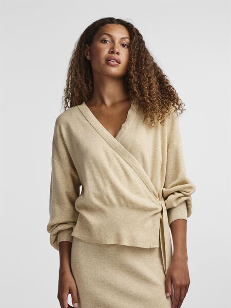 Y.A.S YASASSI STRIKKET CARDIGAN, Birch, highres - 26031443_Birch_003.jpg