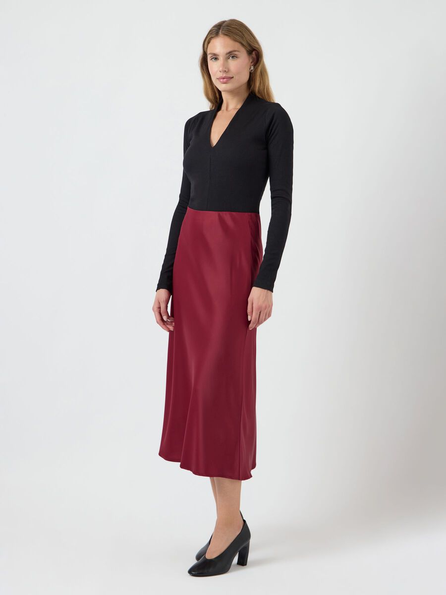 Product carousel image - YASPELLA MIDI SKIRT, Tibetan Red | 1