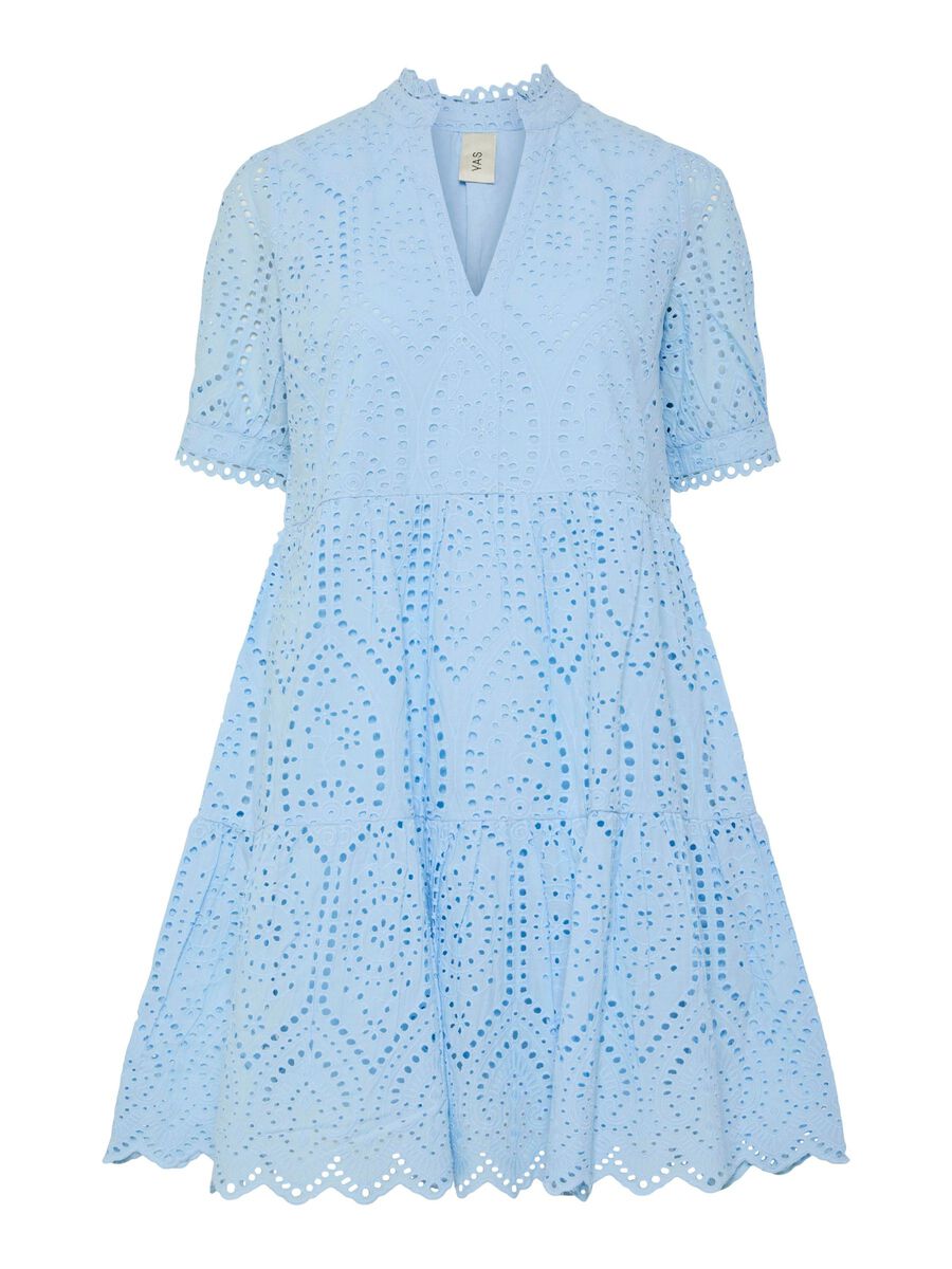 YAS YASHOLI MINI DRESS, Clear Sky, highres - 26027163_ClearSky_001.jpg
