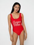 Pieces GRAPHIC STATEMENT SWIMSUIT, High Risk Red, highres - 17093481_HighRiskRed_661354_003.jpg