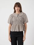 Product image thumbnail - YASCHEMMA SHORT SLEEVED BLOUSE, Birch | 1