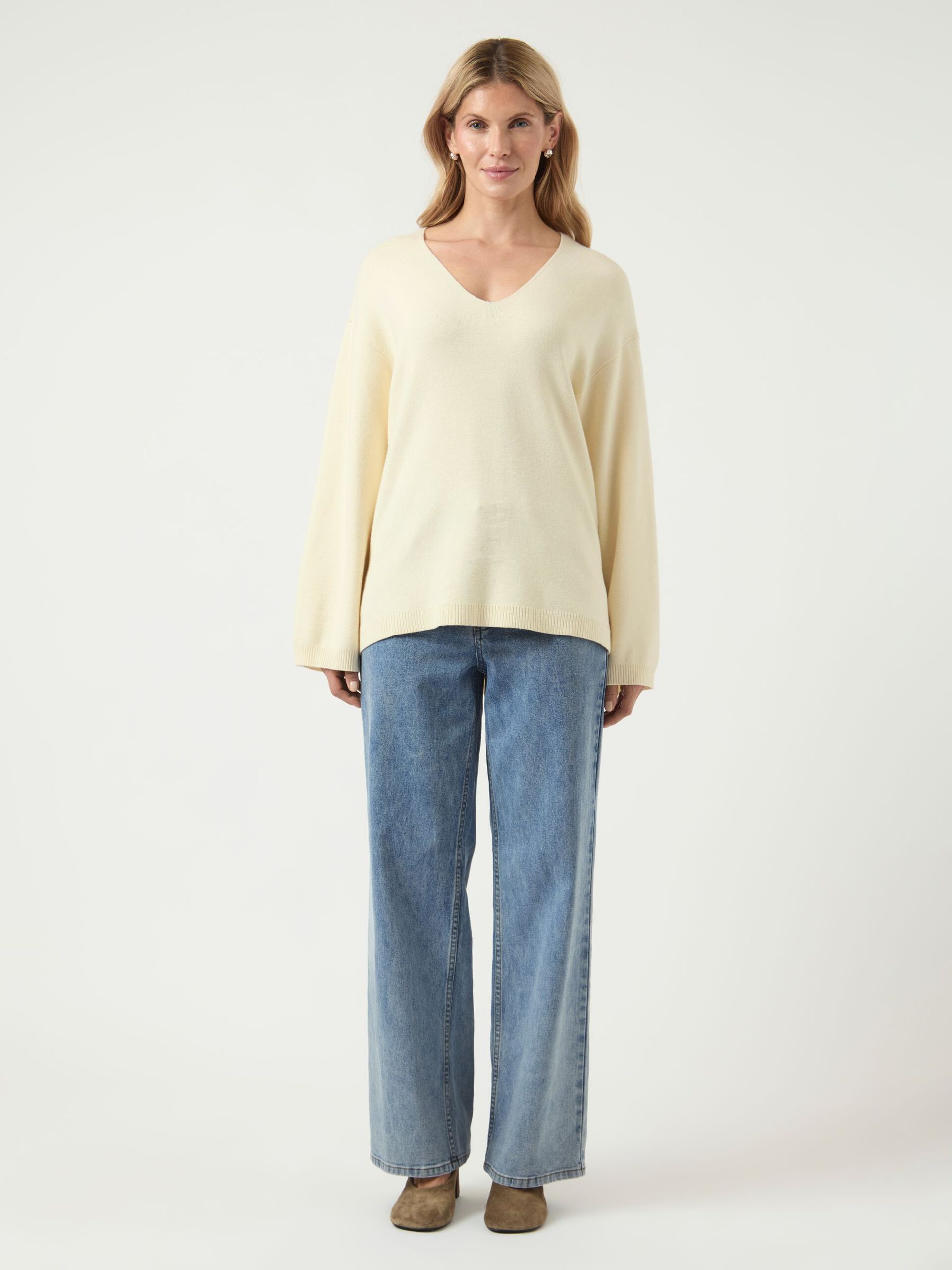 Carousel image - YASELMA STRICKPULLOVER, Birch | 4