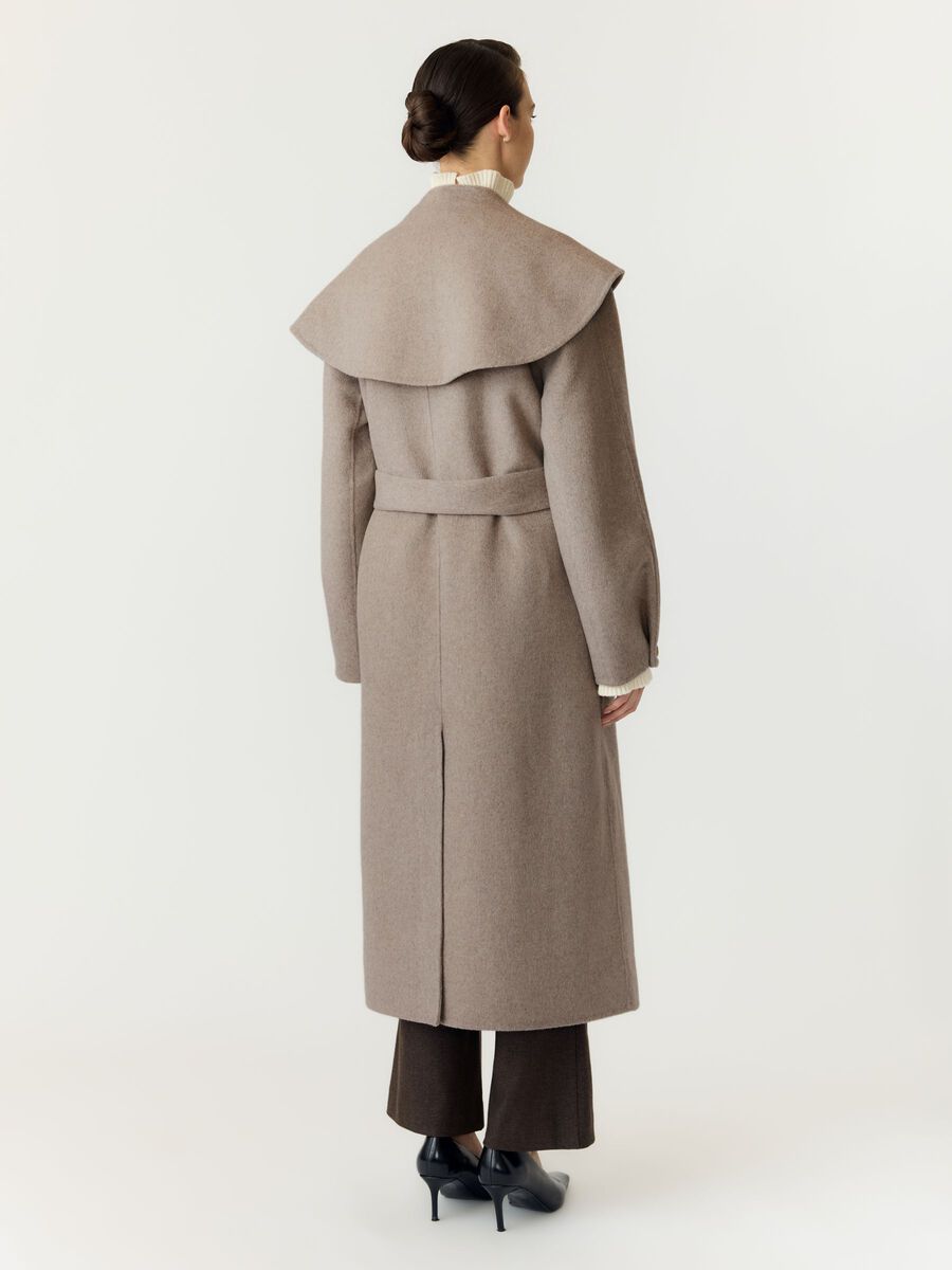 Carousel image 2 YASALMIO HANDMADE WOOL BLEND  COAT, Fungi