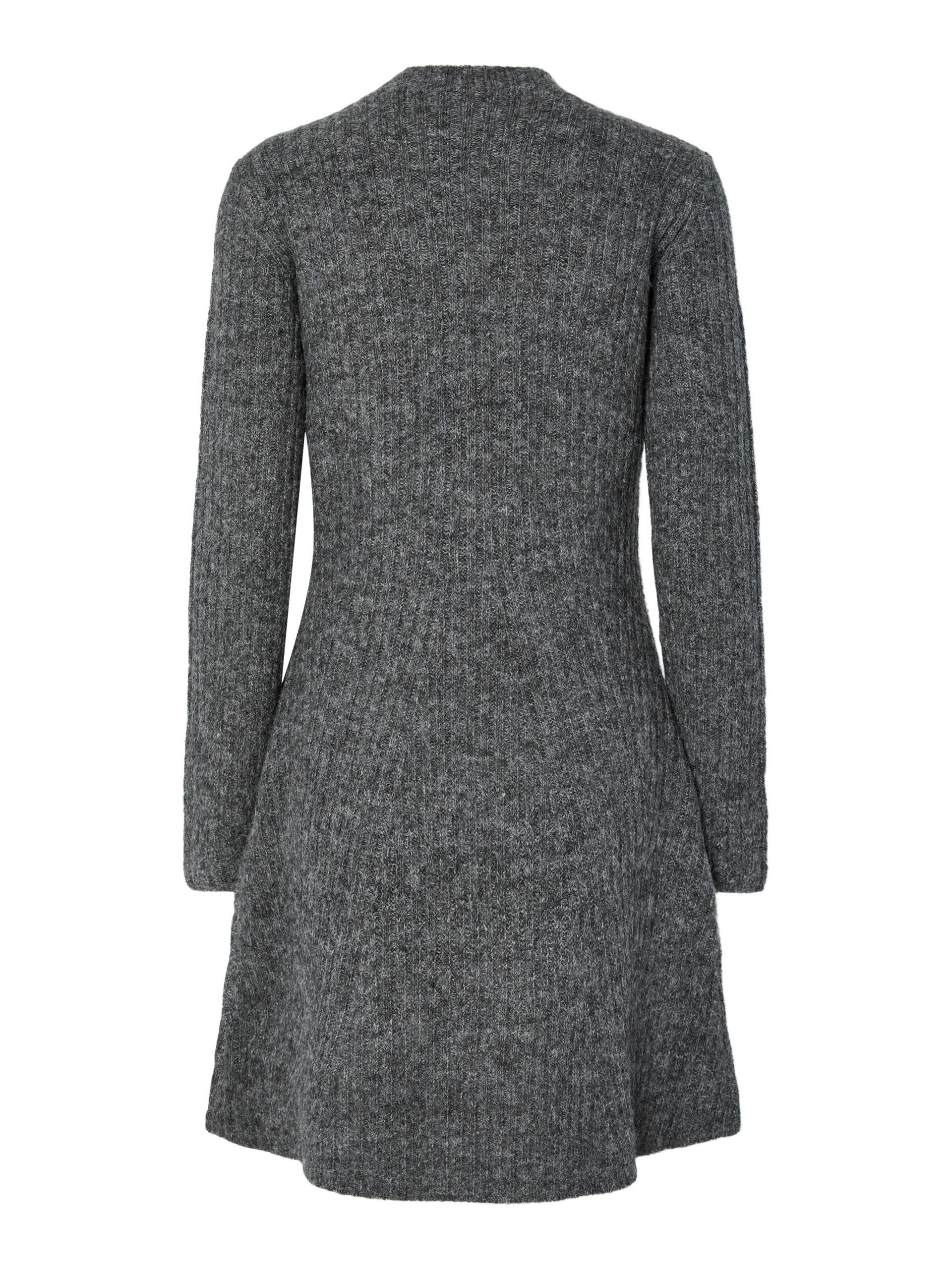 Carousel image - YASDOLLY STRIKKET KJOLE, Medium Grey Melange | 7