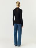Product image thumbnail 2 YASELLINA HOGE KRAAG TOP MET LANGE MOUWEN, Black