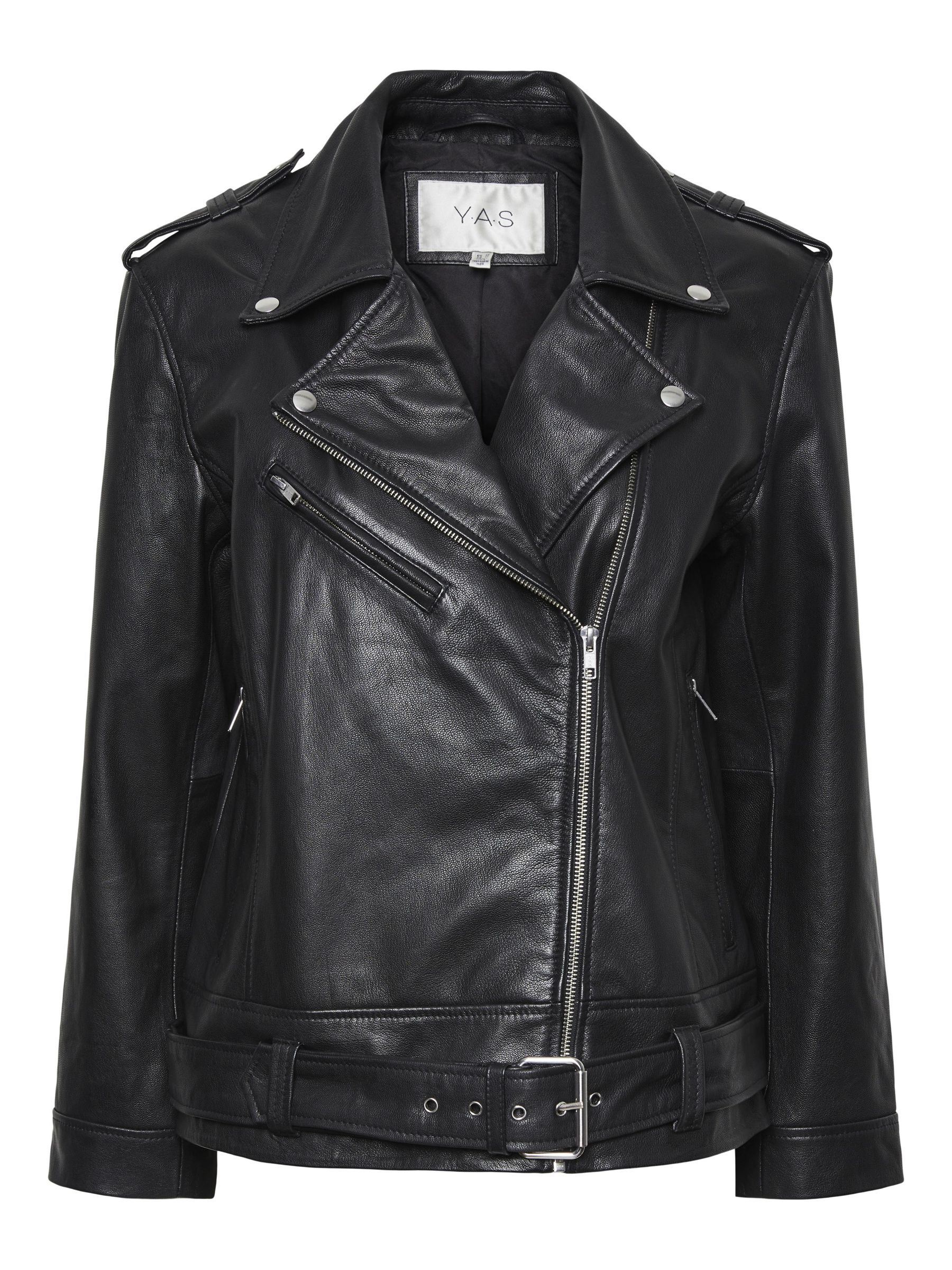 Yas leather biker jacket 2025