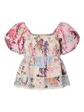 Product image thumbnail - YASMESSA SMOCK TOP, Pristine | 5