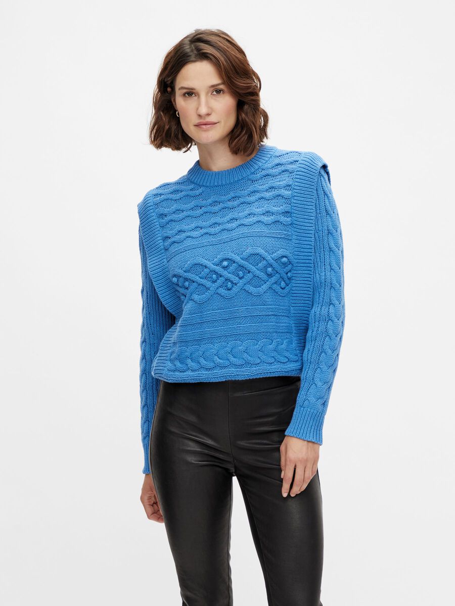 Y.A.S YASGROW KNITTED PULLOVER, Victoria Blue, highres - 26025592_VictoriaBlue_003.jpg
