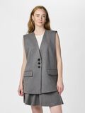 YAS YASDENA TAILORED WAISTCOAT, Grey Melange, highres - 26036659_GreyMelange_003.jpg