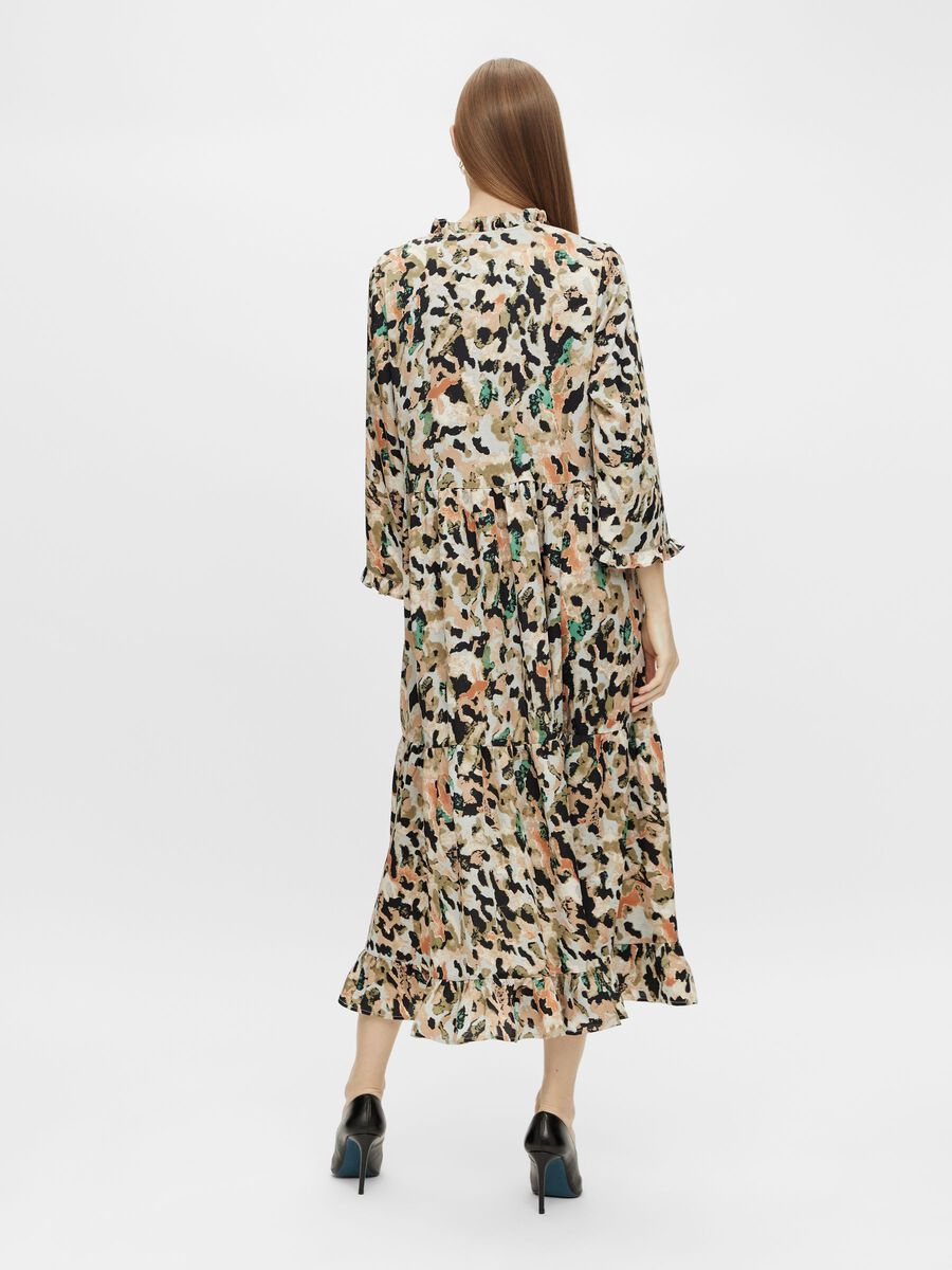 Carousel image - YASCANTHA MIDI DRESS, Eggnog | 2