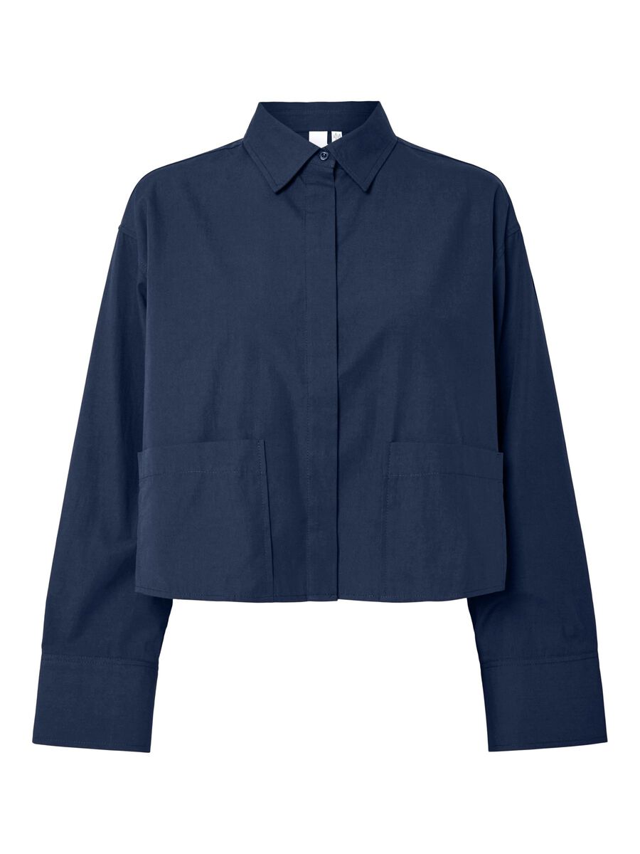 YAS YASLEE  SHIRT, Navy Blazer, highres - 26034762_NavyBlazer_001.jpg
