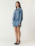 Product image thumbnail - YASCLIO STUD  DENIM JACKET, Medium Blue Denim | 3
