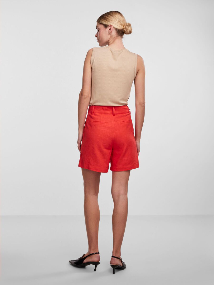 Y.A.S YASISMA HIGH WAISTED SHORTS, Bittersweet, highres - 26027157_Bittersweet_004.jpg