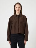 Product image thumbnail - YASROYALEE SKJORTA, Chocolate Brown | 1