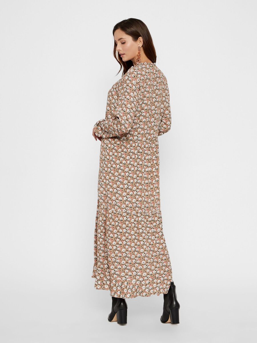 YAS DANDELION CLOCK PRINT PRAIRIE DRESS, Mother of Pearl, highres - 26018529_MotherOfPearl_004.jpg