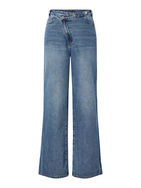 YAS YASUVA HW  WIDE LEG JEANS, Medium Blue Denim, highres - 26040500_MediumBlueDenim_001.jpg
